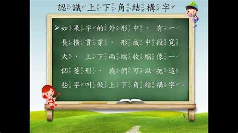 上角結構|單元十五語文基礎知識：上中下結構、左中右結構